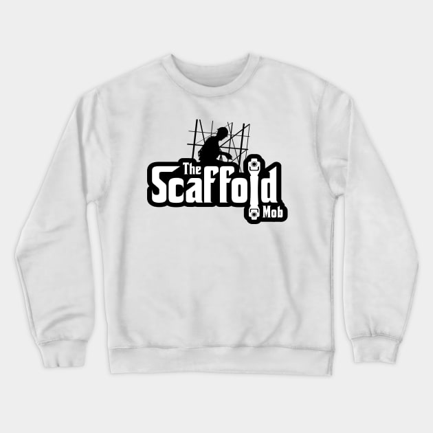 Scaffold Mob Man Logo Crewneck Sweatshirt by Scaffoldmob